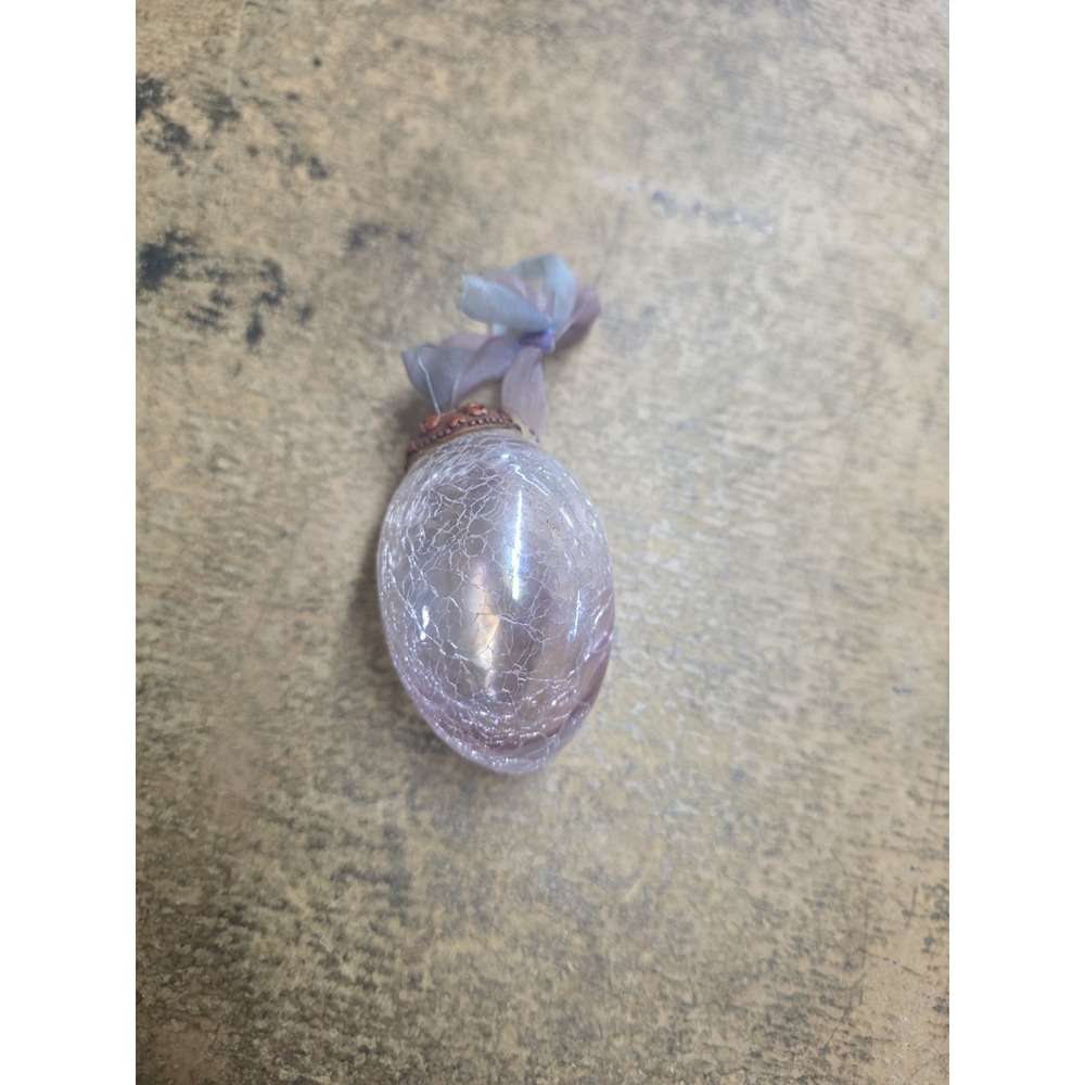 Vintage Cracked Glass Ornament